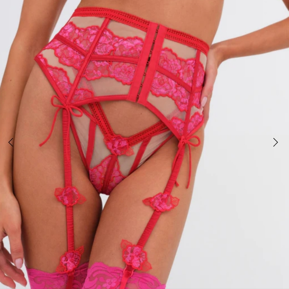 For Love & Lemons Vanlentine's Cordelia thong panty XS new